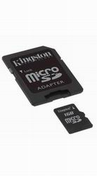  ` microSD 1Gb Kingston + SD adapter
