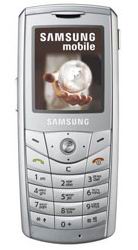   Samsung E200 metallic silver