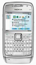   Nokia E71-1 white steel