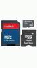 ` microSD 1Gb Sandisk + SD, miniSD adapters