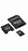  ` microSD 4Gb Kingston + SD, miniSD adapters