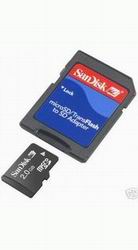 Карти пам`яті microSD 2Gb Sandisk + SD adapter