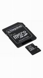 Карти пам`яті microSD 8Gb Kingston + SD adapter