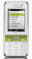Мобільні телефони SonyEricsson K660i lime on white