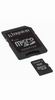 Карти пам`яті microSD 1Gb Kingston + SD adapter