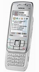   Nokia E66-1 white steel